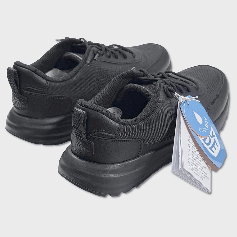 Hey Dude Sirocco Alta Work CE Shoes - NEW Womens Size 8 Black - #49808-DSK - Picture 3 of 7